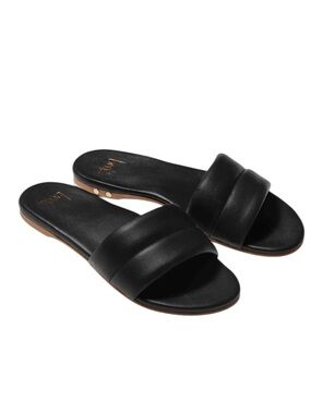Beek Auklet Black Slide Sandals - Sz 9